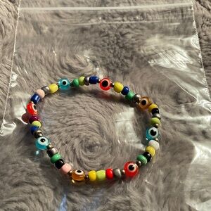 Kids Multicolor Beaded Eye Bracelet - Brand: